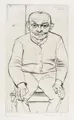 Bernhard Kretzschmar "Mein Hauswirt". 1924.