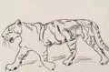 Carl Lohse, Laufender Tiger / Männlicher Akt in Bewegung / Weiblicher Akt in Bewegung. Wohl 1930er Jahre.