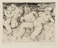 Hans Meid "Venusberg" / "Leda" / "Lovers with Horses" / "Lovers under Palms" / The Artist Outdoors / Nude in the Forest / Sunbathing. 1910–1920.