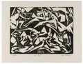 Hubert Rüther "Die Jagd". 1919.
