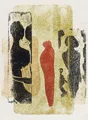 Gerhard Altenbourg « Glossen um eine Figur, die ich das gesichtslose Mekönkchen nenne ». 1969.
