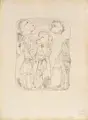 Gerhard Altenbourg "Frau Libelle, Bruder Ufergeruch und Hündisches". 1971.