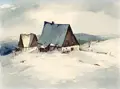 Willy Becker, Houses in Schellerhau, Osterzgebirge. Probably 1970s.