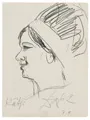 Otto Dix, Porträt Katharina König. 1962.