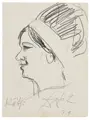 Otto Dix, Portrait of Katharina König. 1962.