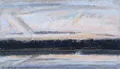 Ulrich Eisenfeld "Morgen am See" (Schlachtensee, Berlin). 1987.