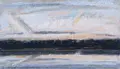 Ulrich Eisenfeld "Morning at the Lake" (Schlachtensee, Berlin). 1987.