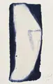 Eberhard Göschel, Small grand piano against night blue. 1999.