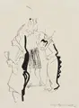 Josef Hegenbarth "Carnival Figures (Children's Carnival)". 1953.