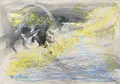Edmund Kesting "Morning mist by the sea". 1960s.