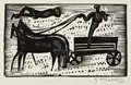 Gerhard Marcks "Mythisches Gespann" / "Stierkampf IV" / . 1922 (1971)/1950.