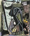 Stefan Plenkers, Bird figure / Untitled / Landscape. 1987.