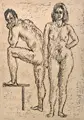 Wilhelm Rudolph, Male and Female Nude. 1970s.