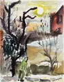 Heinz Tetzner, Red House and Garden. Probably 1980s.