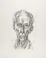 Max Uhlig, Portrait of Hermann Glöckner. 1970.