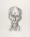 Max Uhlig, Portrait of Hermann Glöckner. 1970.