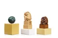Horst Hille, Tři erotické skulptury a pět dalších malých skulptur. 1990–2010.