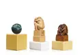 Horst Hille, Three erotic sculptures and five other small sculptures. 1990–2010.