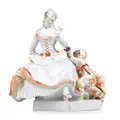 "Lady with Moorish boy". Paul Scheurich for Meissen. Design 1919. Moulding period Pfeiffer era. 1924–1934.