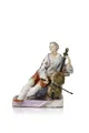 Figurine très rare "Violoncelliste". Joseph Nees pour Ludwigsburg. Dessin 1764/1767.