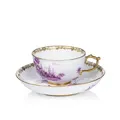 Cup with saucer with scenes after Watteau. Meissen. Around 1745–1750.