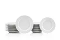 12 assiettes plates et 12 assiettes à dessert "Königsglatt". KPM Berlin. 1769. Période de fabrication 1919-1933.