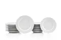 12 dinner plates and 12 supper plates "Königsglatt". KPM Berlin. 1769. Production period 1919-1933.