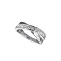 Diamond puzzle ring.