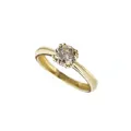 Diamond solitaire ring (1.01 ct).