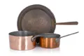 Two saucepan with handle and one lid from the Guelph court kitchen. Probably around 1771–1837.