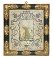 Monastery work depicting the illuminated Saint Francis. Southern German or Alpine. 18th century.