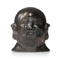 Hlava Laozi. Čína, pravděpodobně dynastie Ming. 1364–1644.