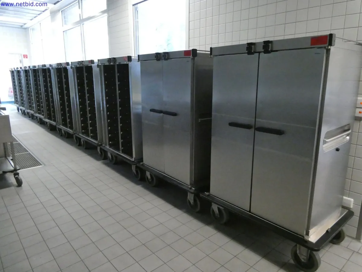 12 chariots de service en acier inoxydable