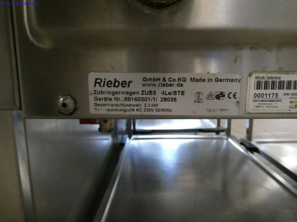 3 мобильные тележки подачи Rieber ZUB3
