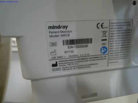 Monitorowanie pacjenta, monitor kompaktowy Mindray Medical Germany GmbH iMEC 8