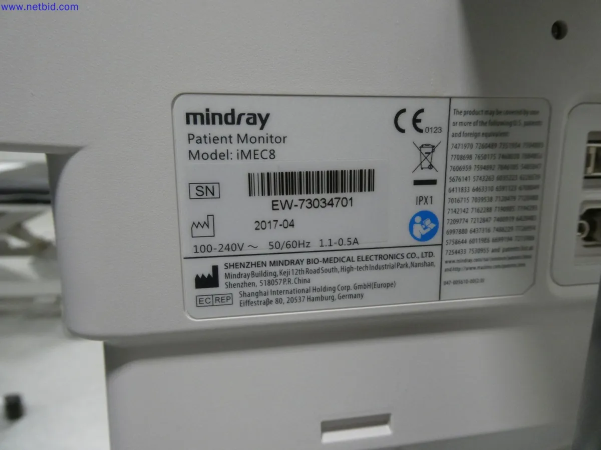 Moniteur compact de surveillance patient Mindray iMEC 8