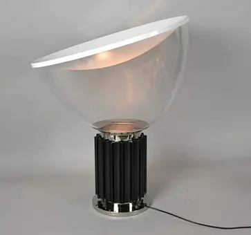 ACHILLE U. PIER GIACOMO CASTIGLIONI. TACCIA SMALL LAMP FOR FLOS.