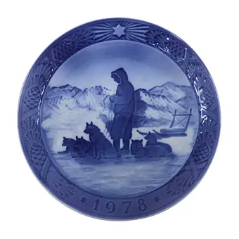 Talerz bożonarodzeniowy Royal Copenhagen 1978
