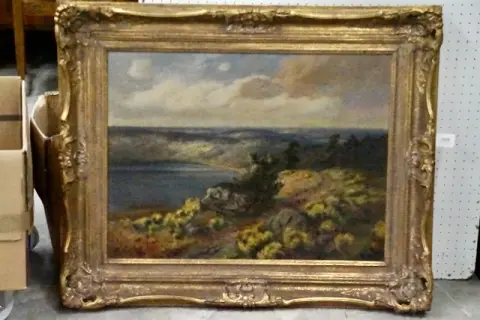 1 large picture "Lake landscape"
