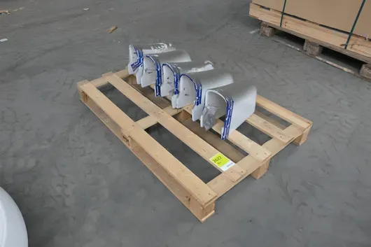 5x VITRA - Half column for washbasin, ceramic, white, incl. mounting material, on pallet