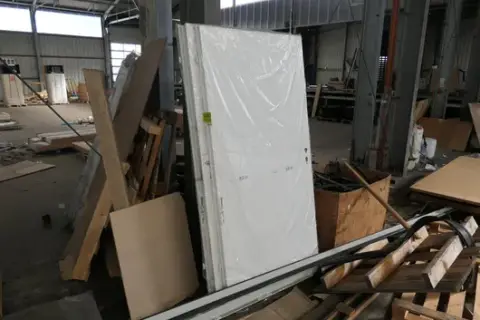 3x HÖRMANN - Skrzydło drzwiowe stalowe ZK, białe, wymiary otworu surowego 1000 x 2000 mm