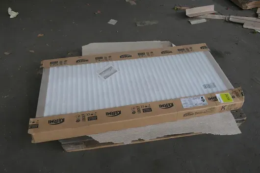 KERMI - Compacte vlakke radiator FKO type 12, 600 x 1300 mm, op pallet