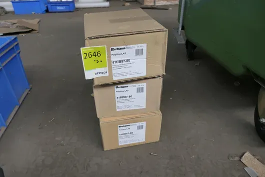 3x BERTRAMS - Polyline LAS kolano rewizyjne 87°, 80/125, PP/biały