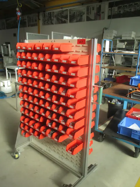 Rolwagen met open bakken