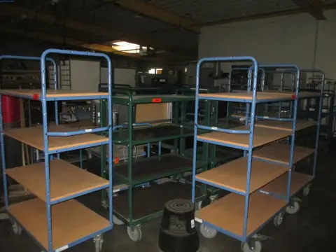 6 etage-transportwagens