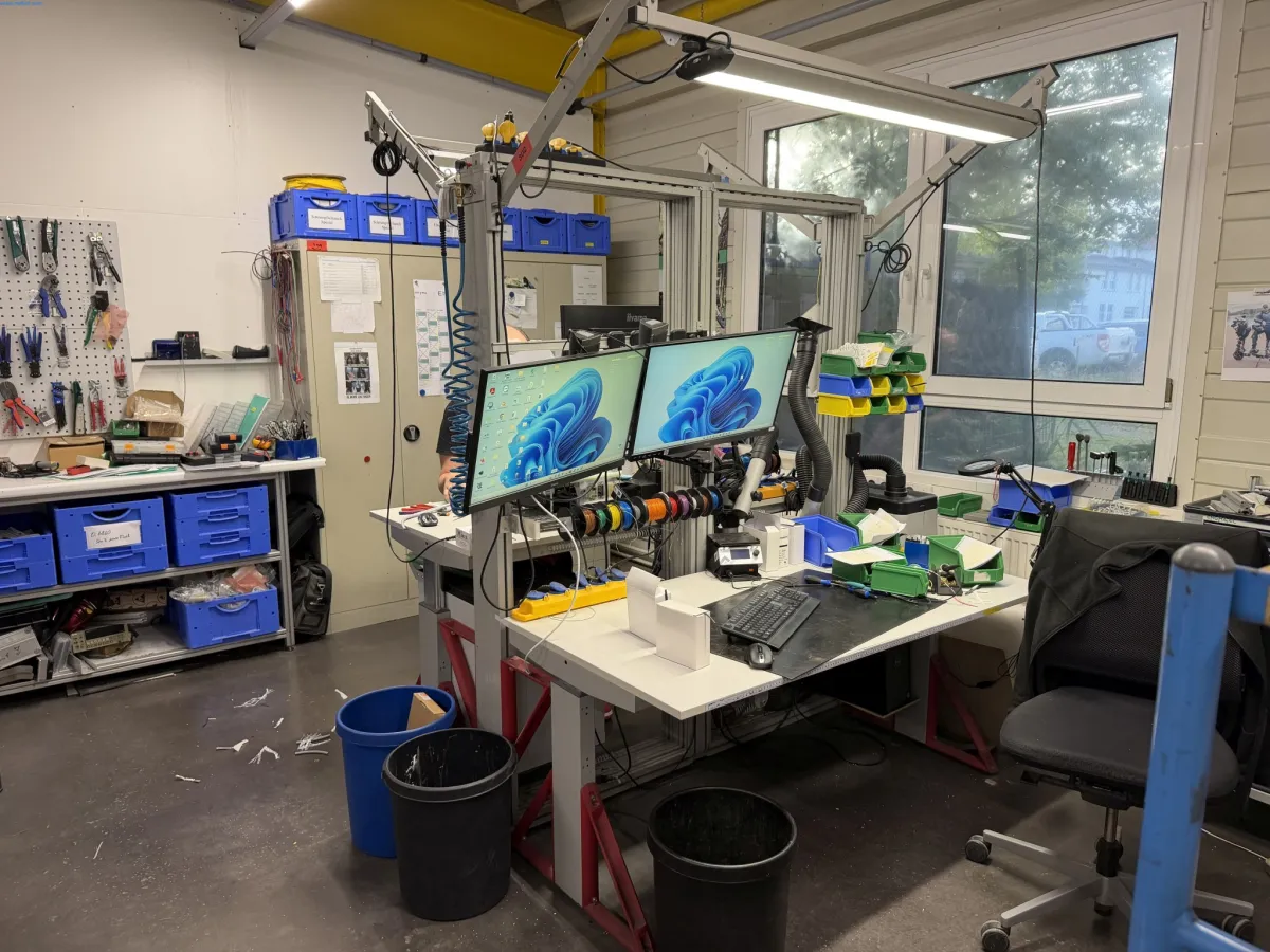 Dubbele montagewerkplek