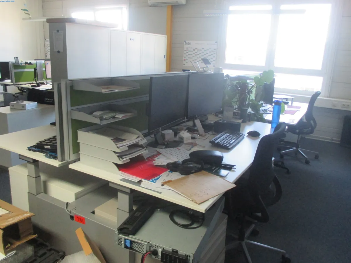 2 bureaux doubles SEDUS