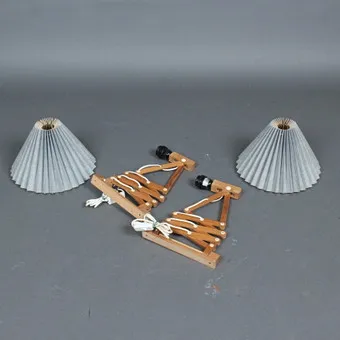 HORN BELYSNING. Scandinavian scissor lamp from the 1970s, Denmark.