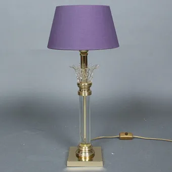 BANCI FIRENZE. Table lamp in Hollywood Regency style from the 1970s, Italy.