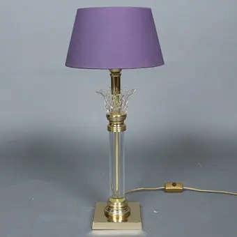 BANCI FIRENZE. Table lamp in Hollywood Regency style from the 1970s, Italy.
